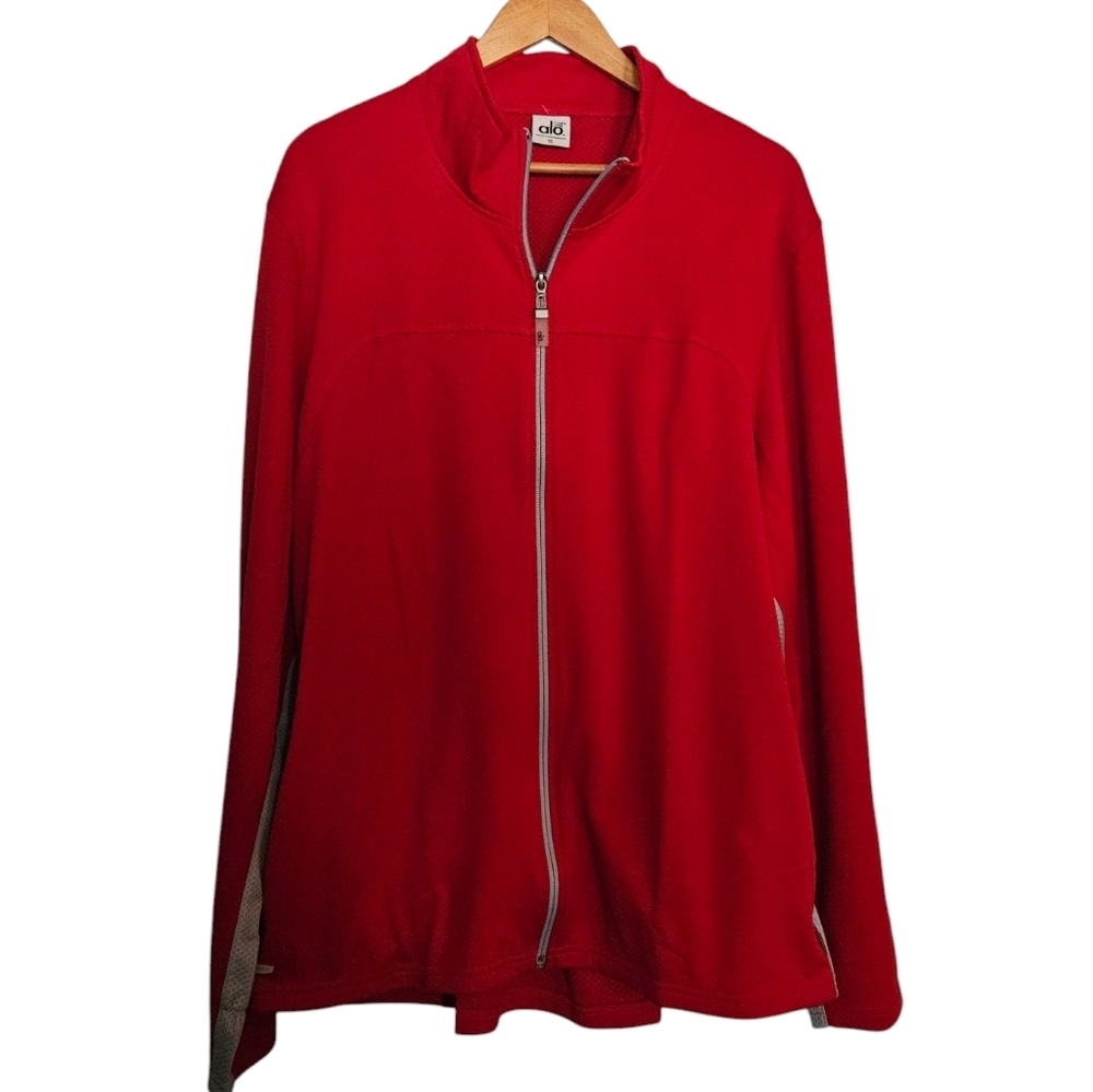 NWT alo Men's Sport Zip Up Light Jacket size XL - Picture 2 of 10